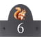 Personalised Squirrel Dog Motif Slate House Name Or Number Plaque/Sign - 25x20cm