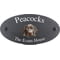 Personalised Weimaraner Dog Motif Oval Slate House Sign Plaque 25x13cm