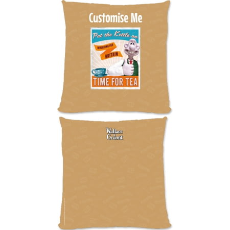 Personalised Wallace And Gromit "Put The Kettle On" Cushion - 45x45cm