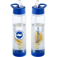 Personalised Brighton & Hove Albion FC Crest Fruit Infuser Sports Water Bottle - 740ml
