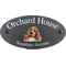 Personalised English Cocker Spaniel Dog Motif Oval Slate House Sign Plaque 25x13cm