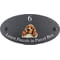 Personalised English Cocker Spaniel Dog Motif Oval Slate House Sign Plaque 25x13cm