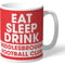 Personalised Middlesbrough FC Eat Sleep Drink Mug