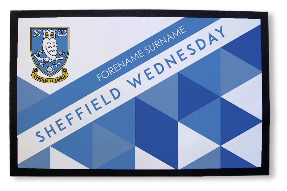 WEDNESDAY WAY Sheffield Wednesday F.C Personalised Door Mat