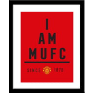 Personalised Manchester United I Am Framed Print
