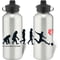 Personalised Watford Player Evolution Aluminium Sports Water Bottle