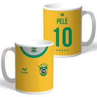 Personalised Brazil Pele Legend 11oz Ceramic Mug 