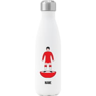 Personalised Liverpool Player Figure Insulated Water Bottle - 500ml - White
