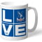 Personalised Crystal Palace FC Love Mug