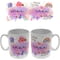 Personalised Purple Watercolour Mom 11oz Ceramic Mug