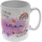 Personalised Purple Watercolour Mom 11oz Ceramic Mug