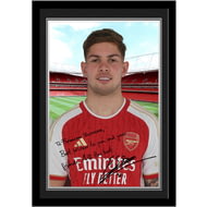 Personalised Arsenal FC Emile Smith Rowe Autograph A4 Framed Player Photo