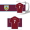 Personalised Burnley FC Shirt Mug & Coaster Set