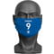 Personalised Cardiff City FC Back Of Shirt Adult Face Mask