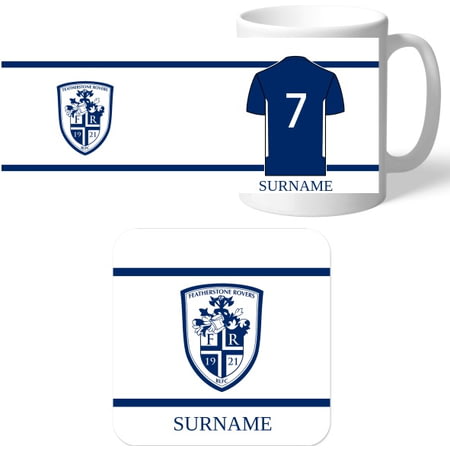 Personalised Featherstone Rovers Shirt Mug & Coaster Set