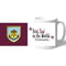 Personalised Burnley FC Best Dad In The World Mug