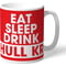 Personalised Hull Kingston Rovers Eat Sleep Drink Mug