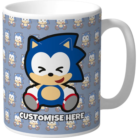 Personalised Modern Sonic Emoji Sonic Mug