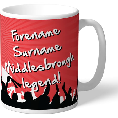 Personalised Middlesbrough FC Legend Mug