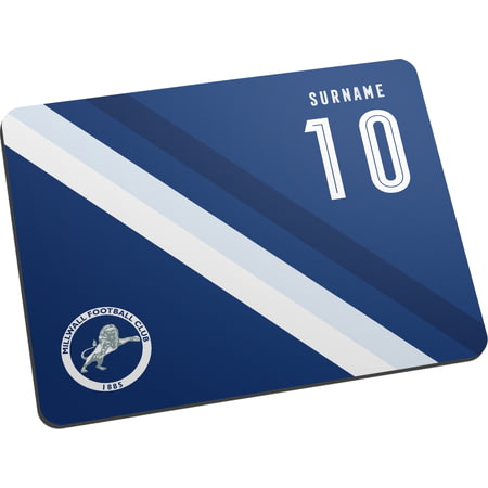 Personalised Millwall Stripe Mouse Mat