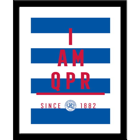 Personalised Queens Park Rangers FC I Am Framed Print