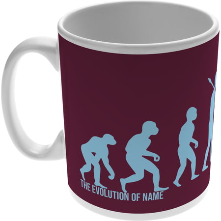 Personalised Burnley FC Evolution Mug