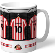 Personalised Sunderland AFC Dressing Room Shirts Mug