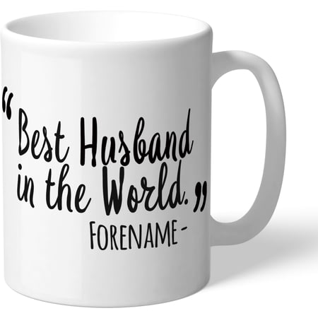 Personalised Swansea City Best Husband In The World Mug