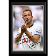Personalised Tottenham Hotspur FC Harry Kane Autograph A4 Framed Player Photo