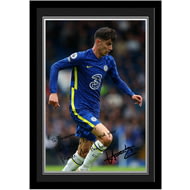 Personalised Chelsea FC Havertz Autograph Player Photo Framed Print