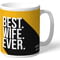 Personalised Wolves FC Best Wife Ever Mug