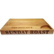 Personalised Sunday Roast Wooden Carving Board
