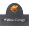 Personalised California Poppy Flower Motif Slate House Name or Number Plaque/Sign - 25x20cm