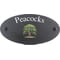 Personalised Oak Tree Motif Oval Slate House Sign Plaque 25x13cm