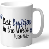 Personalised West Bromwich Albion Best Boyfriend In The World Mug