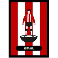 Personalised Brentford Player Figure A4 Framed Print