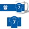 Personalised Cardiff City FC Shirt Mug & Coaster Set