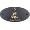Personalised Vole Wildlife Animal Motif Oval Slate House Sign Plaque 25x13cm
