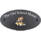 Personalised Vole Wildlife Animal Motif Oval Slate House Sign Plaque 25x13cm