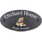 Personalised Vole Wildlife Animal Motif Oval Slate House Sign Plaque 25x13cm
