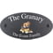 Personalised Vole Wildlife Animal Motif Oval Slate House Sign Plaque 25x13cm