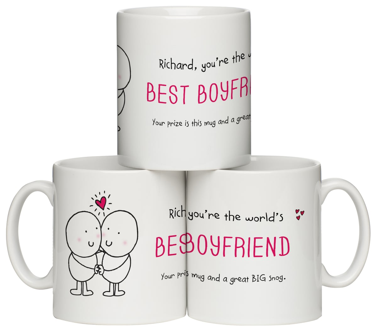 personalised boyfriend mug
