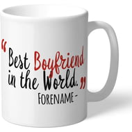 Personalised Nottingham Forest Best Boyfriend In The World Mug