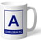 Personalised Chelsea FC Monogram Mug