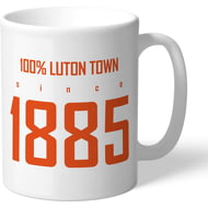 Personalised Luton Town FC 100 Percent Mug