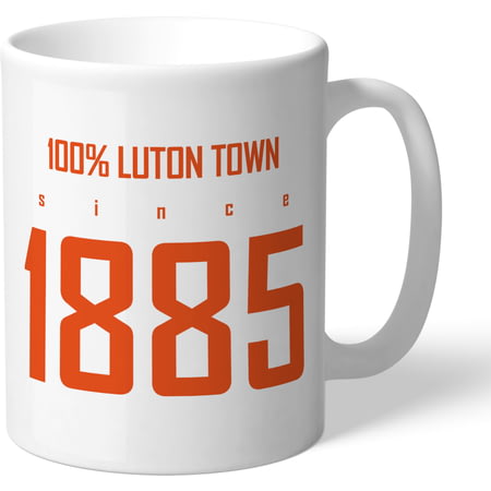 Personalised Luton Town FC 100 Percent Mug