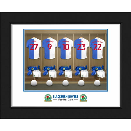 Personalised Blackburn Rovers FC Dressing Room Shirts Photo Folder