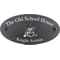Personalised German Shepherd Dog Motif Oval Slate House Sign Plaque 25x13cm
