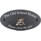 Personalised German Shepherd Dog Motif Oval Slate House Sign Plaque 25x13cm