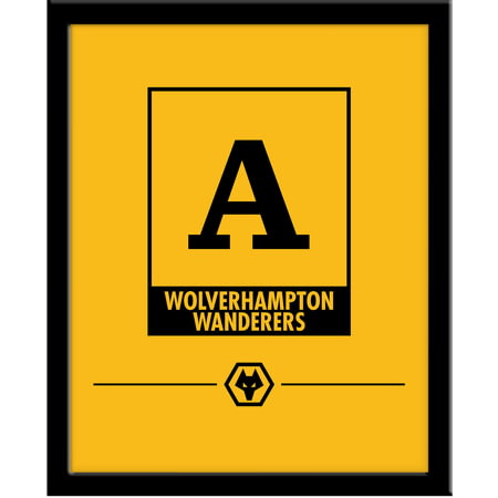 Personalised Wolves Monogram 290x360 Framed Print